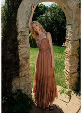 Tia Beaded Halter Chiffon Midi Dresses - CHINASQUAD