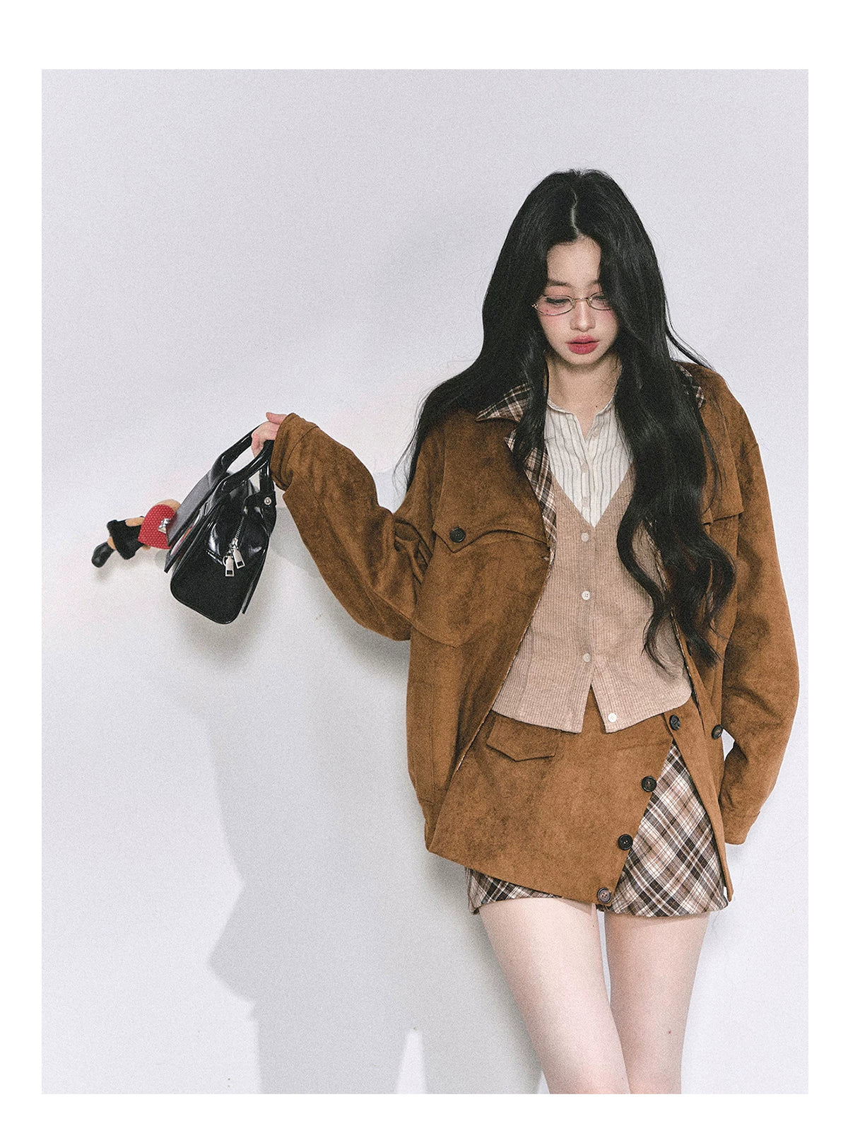 Two-Piece Jacket & Mini Skirt Set