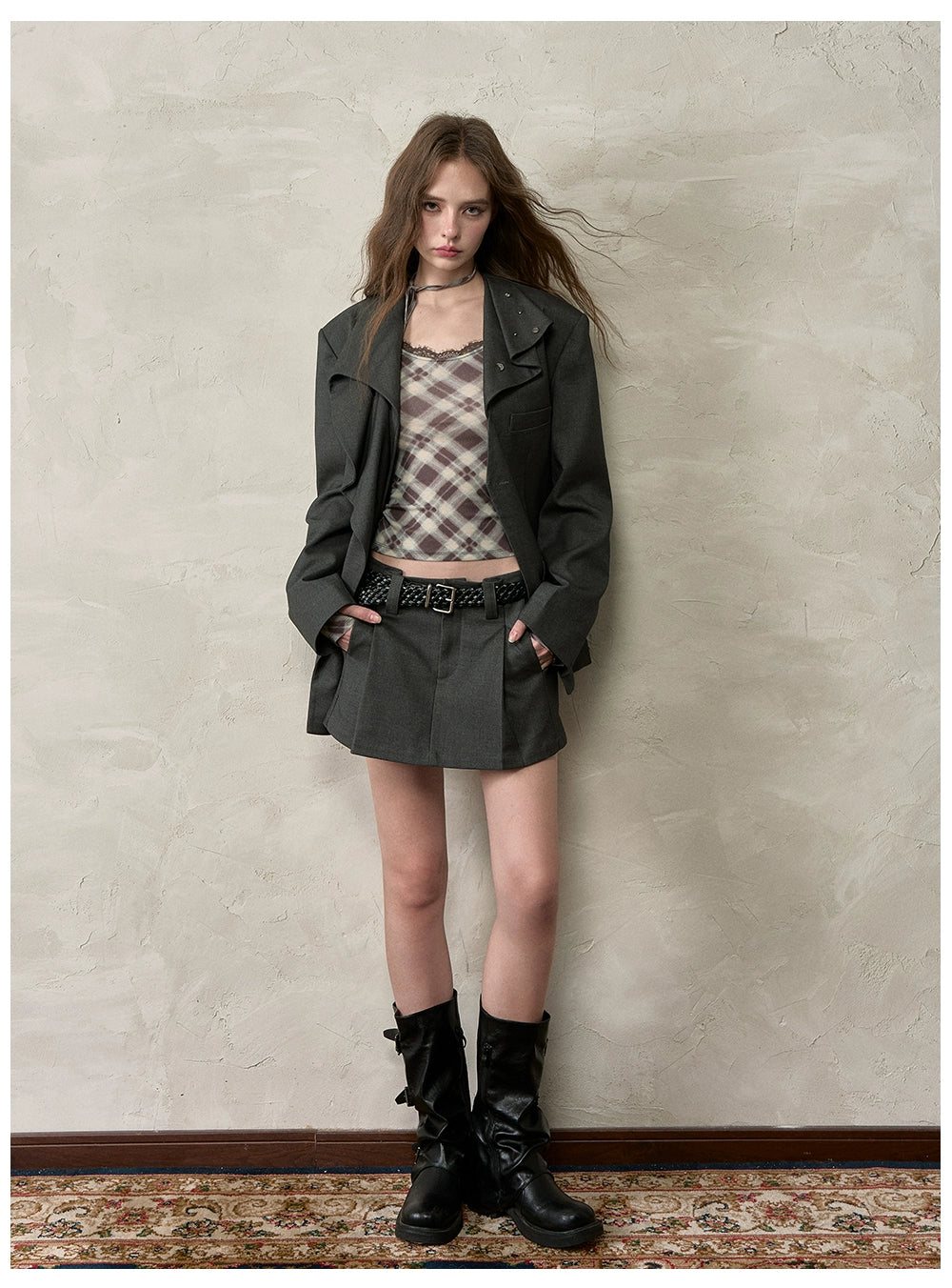 Black Woven Logo Belt - CHINASQUAD