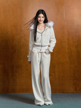Detachable Fur Collar Hoodie & Pant Set - CHINASQUAD
