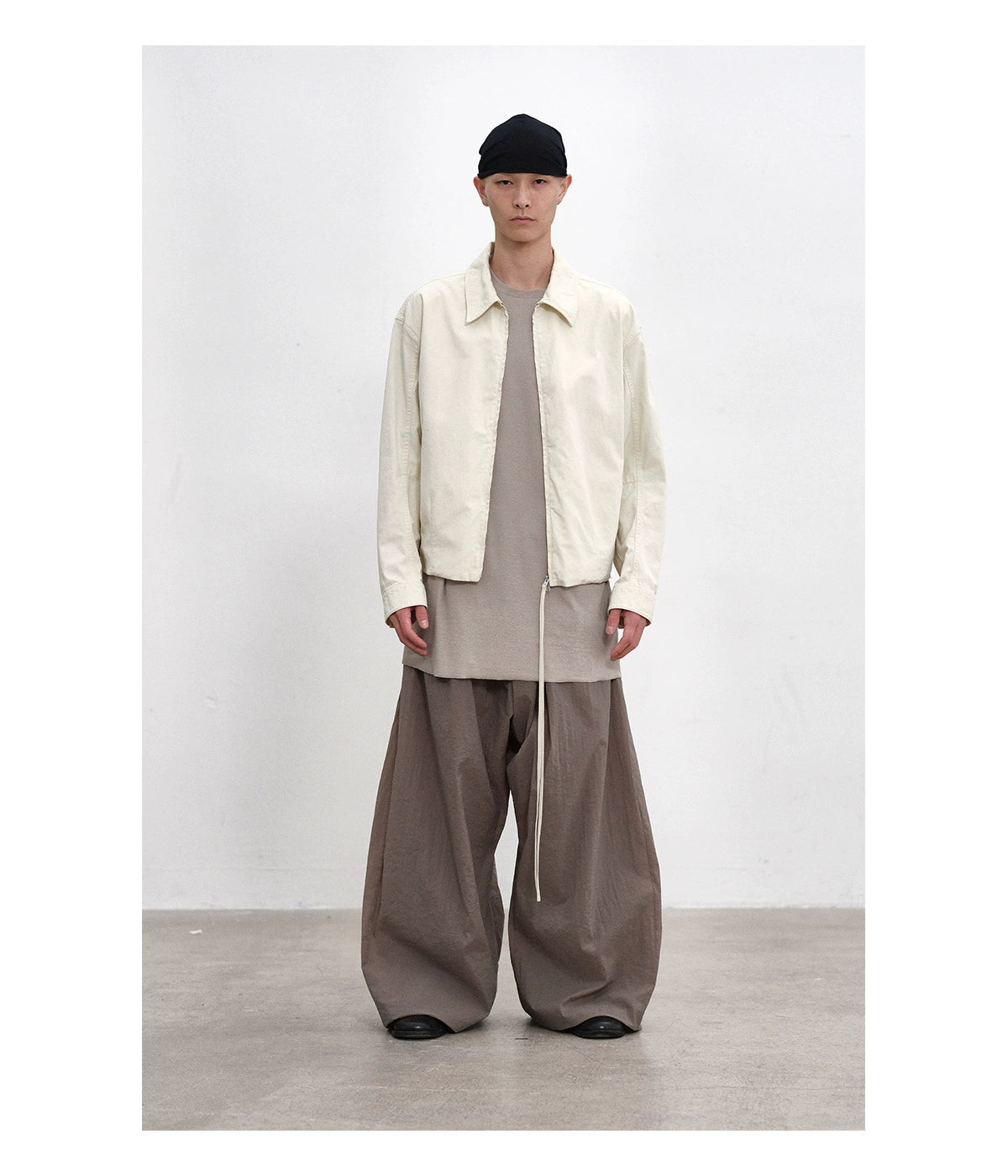 SS25 Linen-Blend Oversized T-Shirt - CHINASQUAD