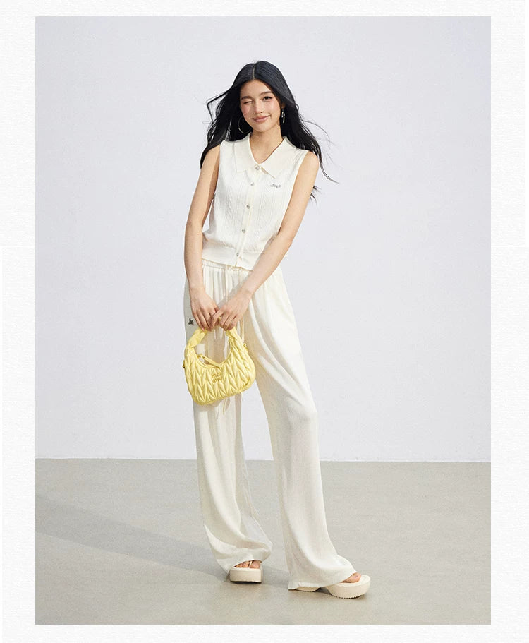 Cooling Touch Wide-Leg Lounge Pants