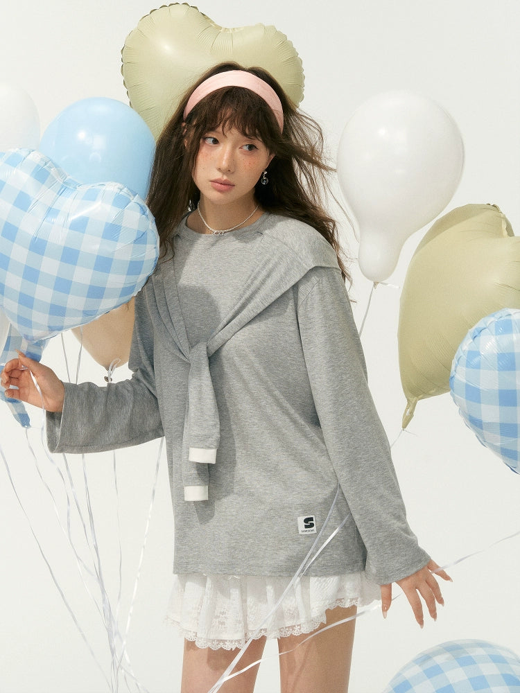 Lazy Style Layered Sun Protection Top - CHINASQUAD