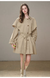 Comfy Chestnut Trench Coat - CHINASQUAD