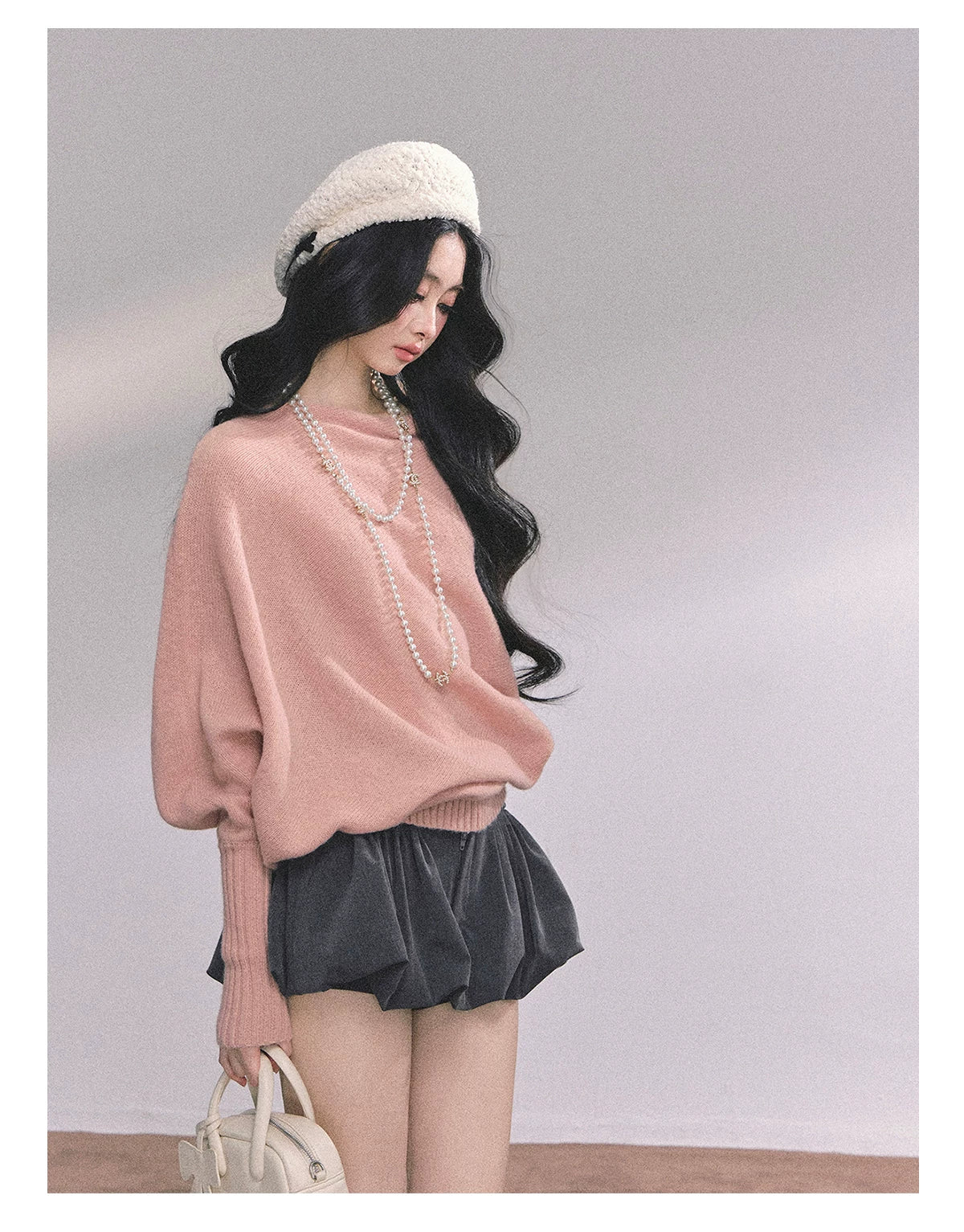 Soft Sweet Off-Shoulder Knit Sweater
