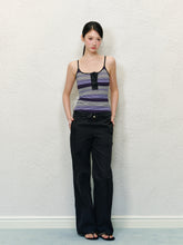 Satin Waist Bow Pearl Casual Pants - CHINASQUAD