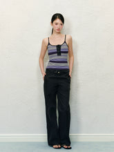 Satin Waist Bow Pearl Casual Pants - CHINASQUAD