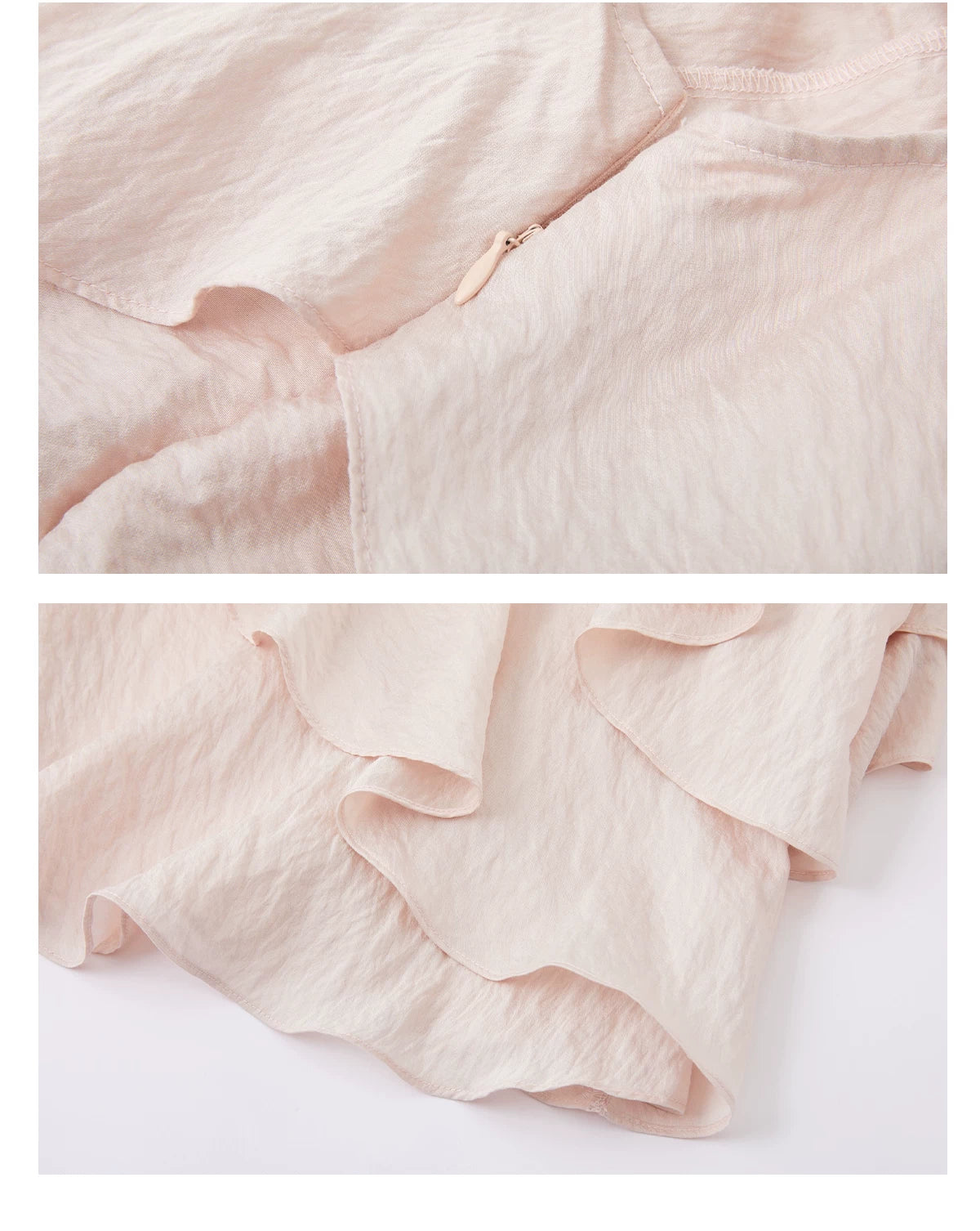 Layered Ruffle One-Shoulder Blouse