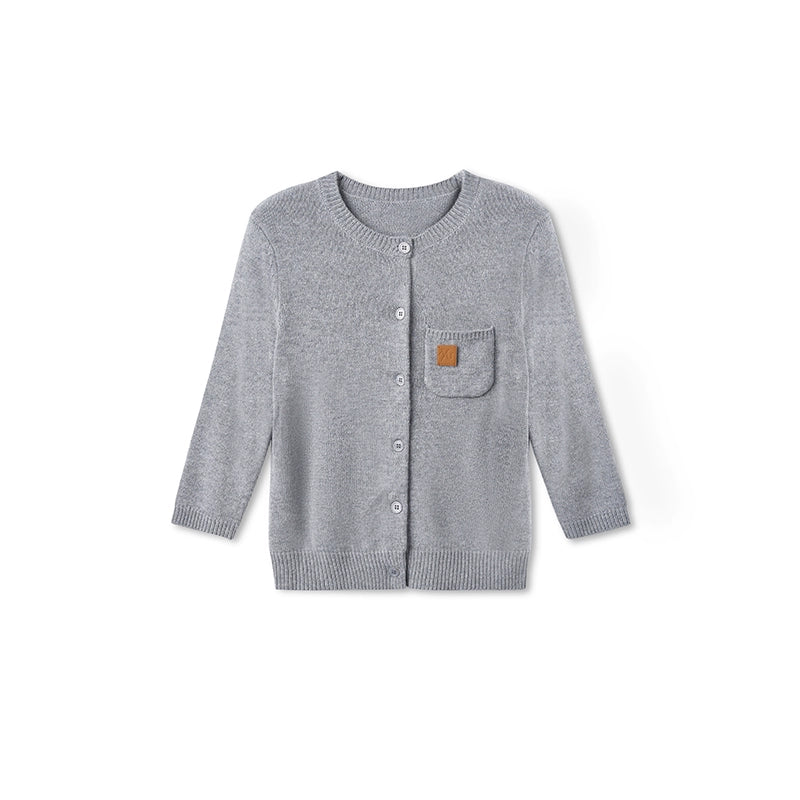 Cashmere Round Neck Regular Shoulder Cardigan - CHINASQUAD