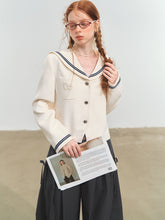 Nautical Embroidered Tweed Cropped Jackets - CHINASQUAD