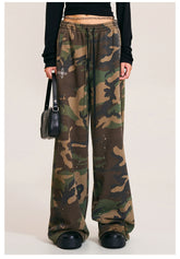 Cross Emblem Tower Wide-Leg Sweatpants - CHINASQUAD