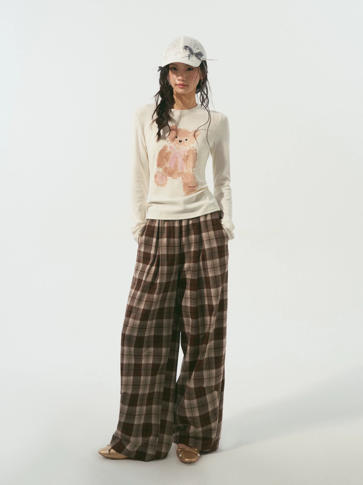 Long-Sleeve Cotton-Blend T-Shirt