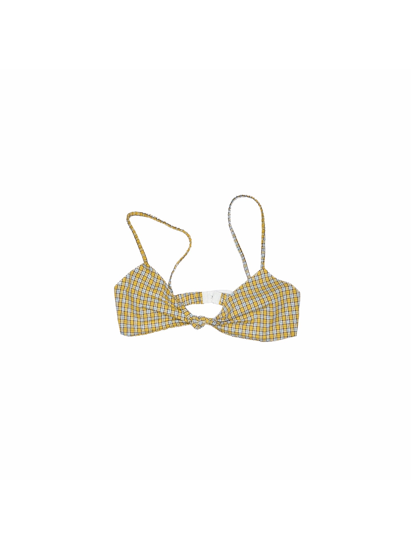1JINN Studio Retro Check Knot Bra - CHINASQUAD