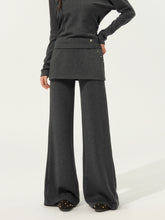 Lace Spliced Fake Two-Piece Knit Sweater - CHINASQUAD