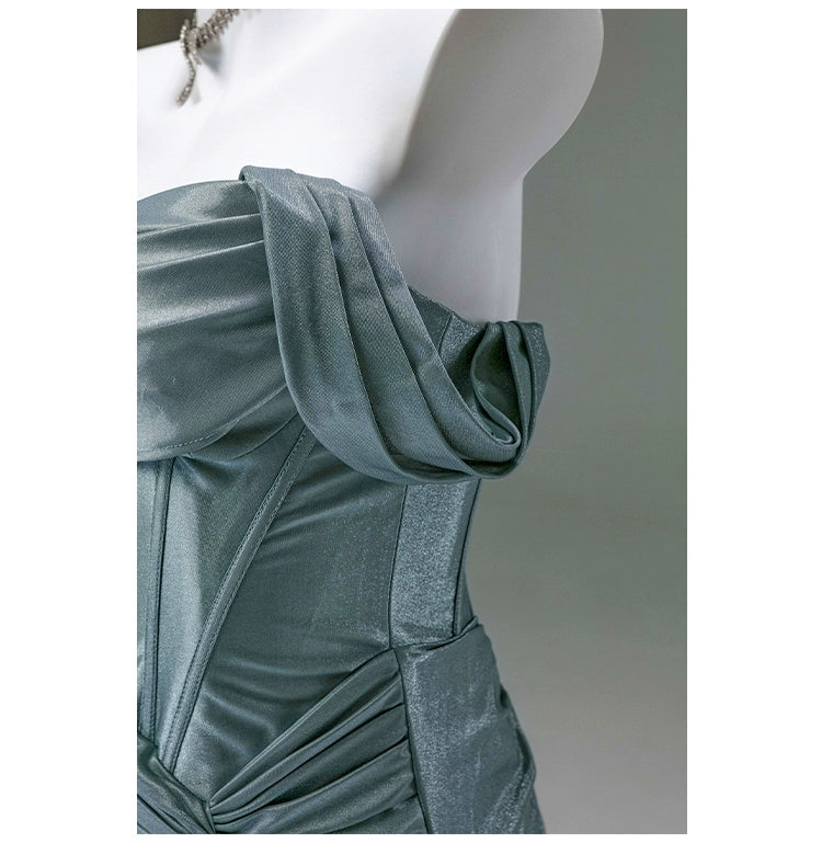 Stellar Blue Aura Couture Gown