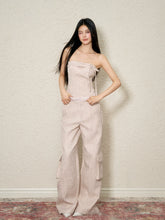 Pink Chanel Butterfly Bow Tie Bandeau & Skirt Set - CHINASQUAD