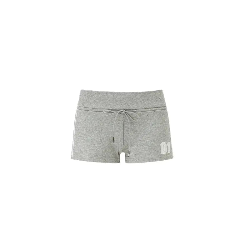 Rhinestone Hip-hugger Shorts - CHINASQUAD