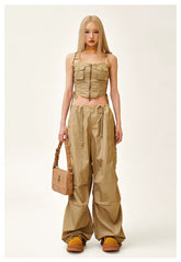 Ancient Myth Adjustable Drawstring Camisole - CHINASQUAD