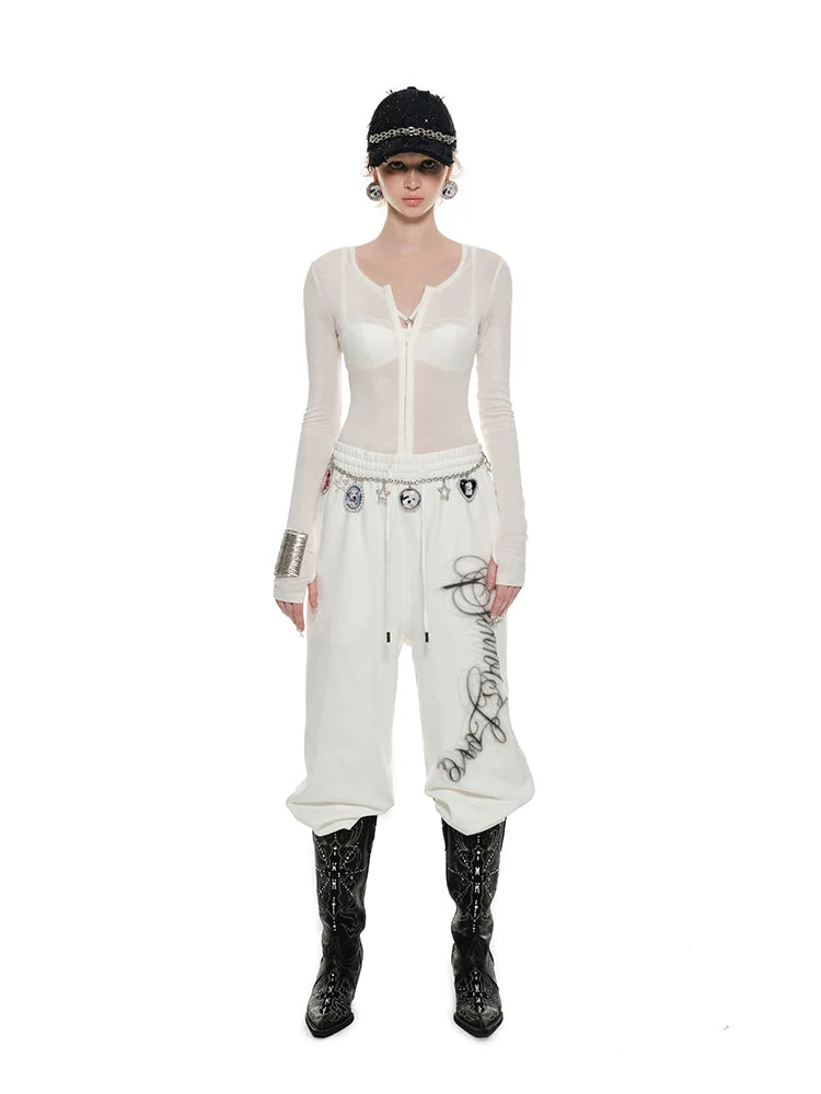 Long Sleeve Hook Button Jumpsuit - CHINASQUAD