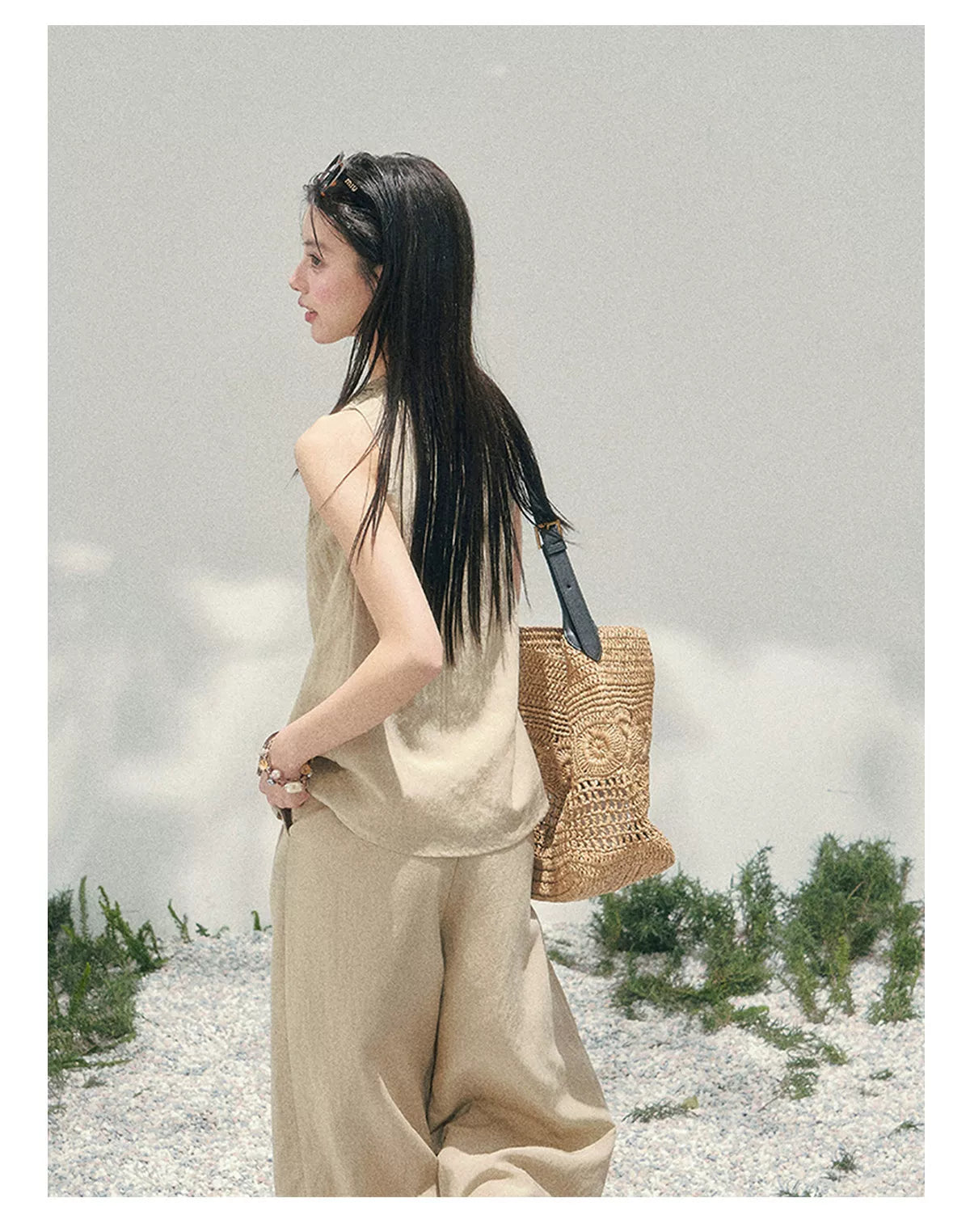 Soft Khaki Relaxed Set