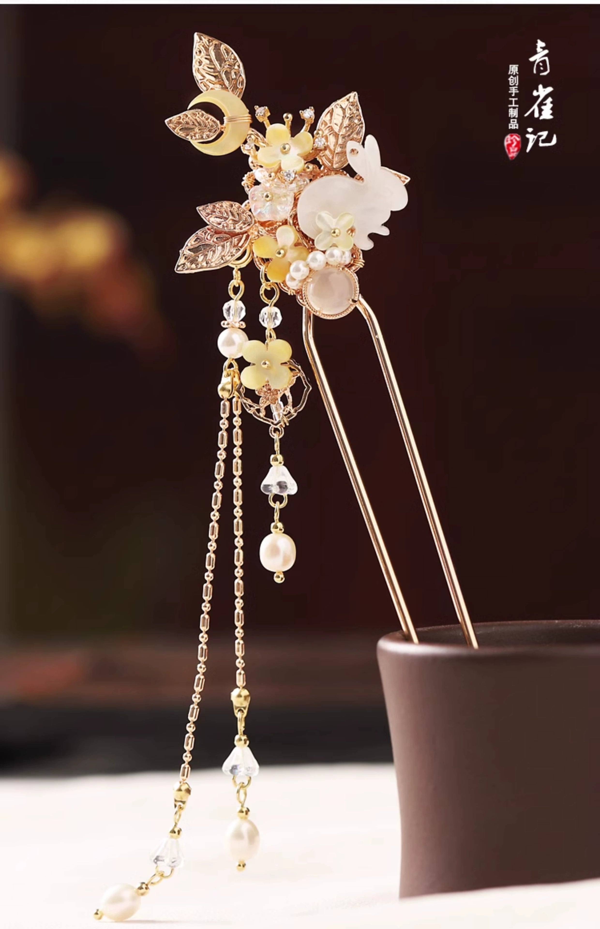 August Osmanthus Hanfu Hairpin - CHINASQUAD