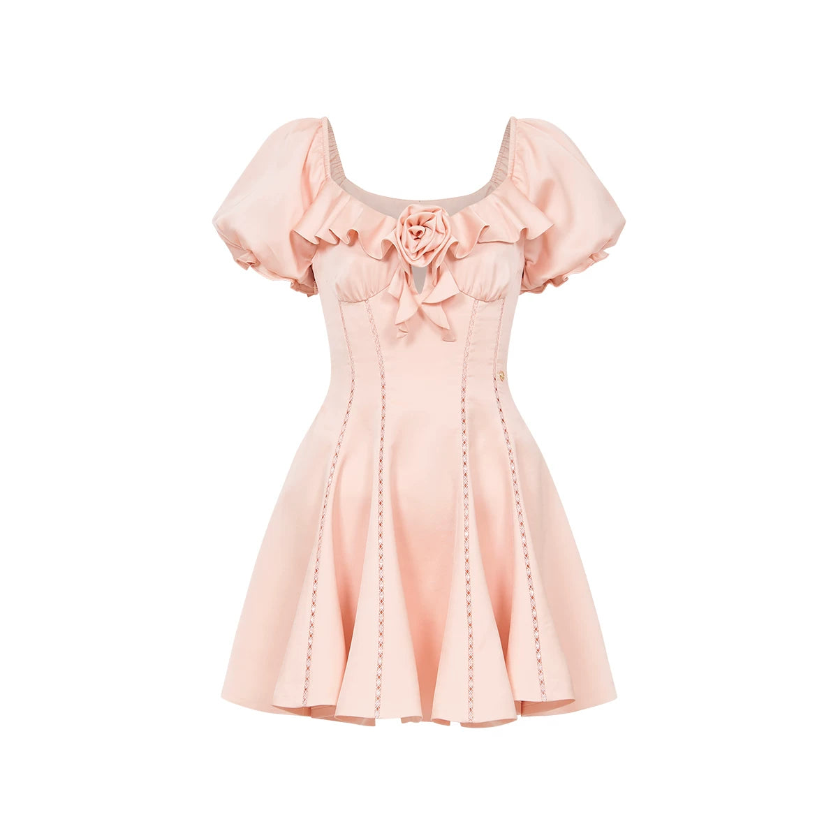 French Resort Waist-Defining Dress