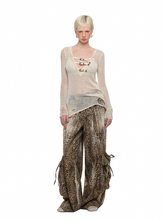 Reversible Hollow Sequin Knit Pullover - CHINASQUAD