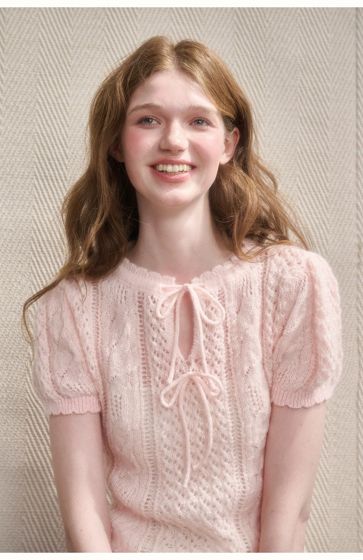 Soft Kitten Mohair Wool Knit Top