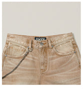 Wild Diamond Handcrafted Wide-Leg Denim Pants - CHINASQUAD
