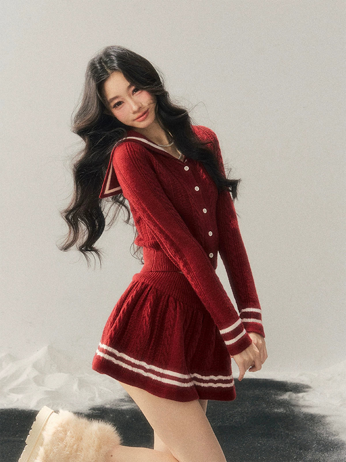 Whispering Evening Breeze Knit Set