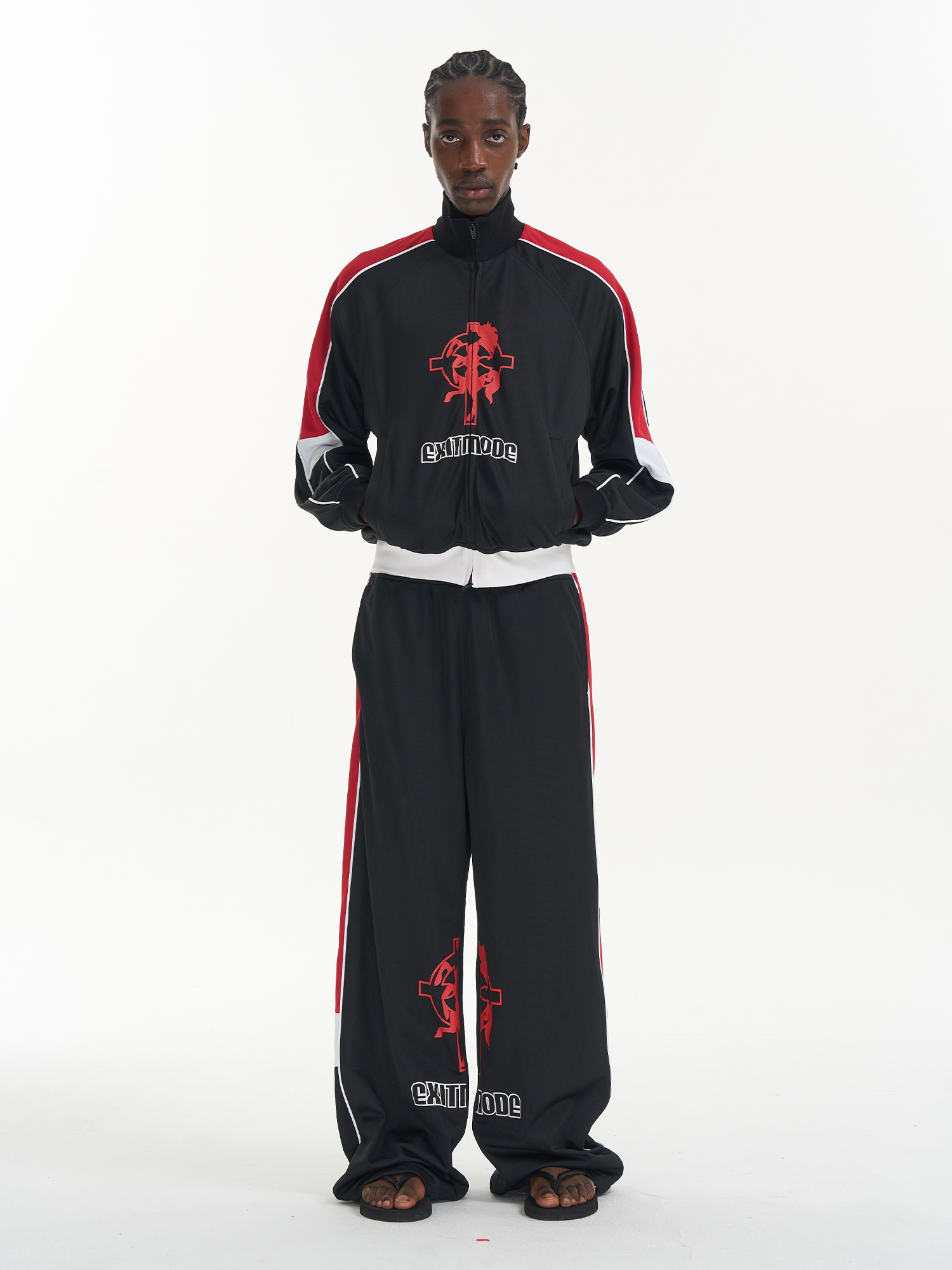 Sport Print Panel Jacket
