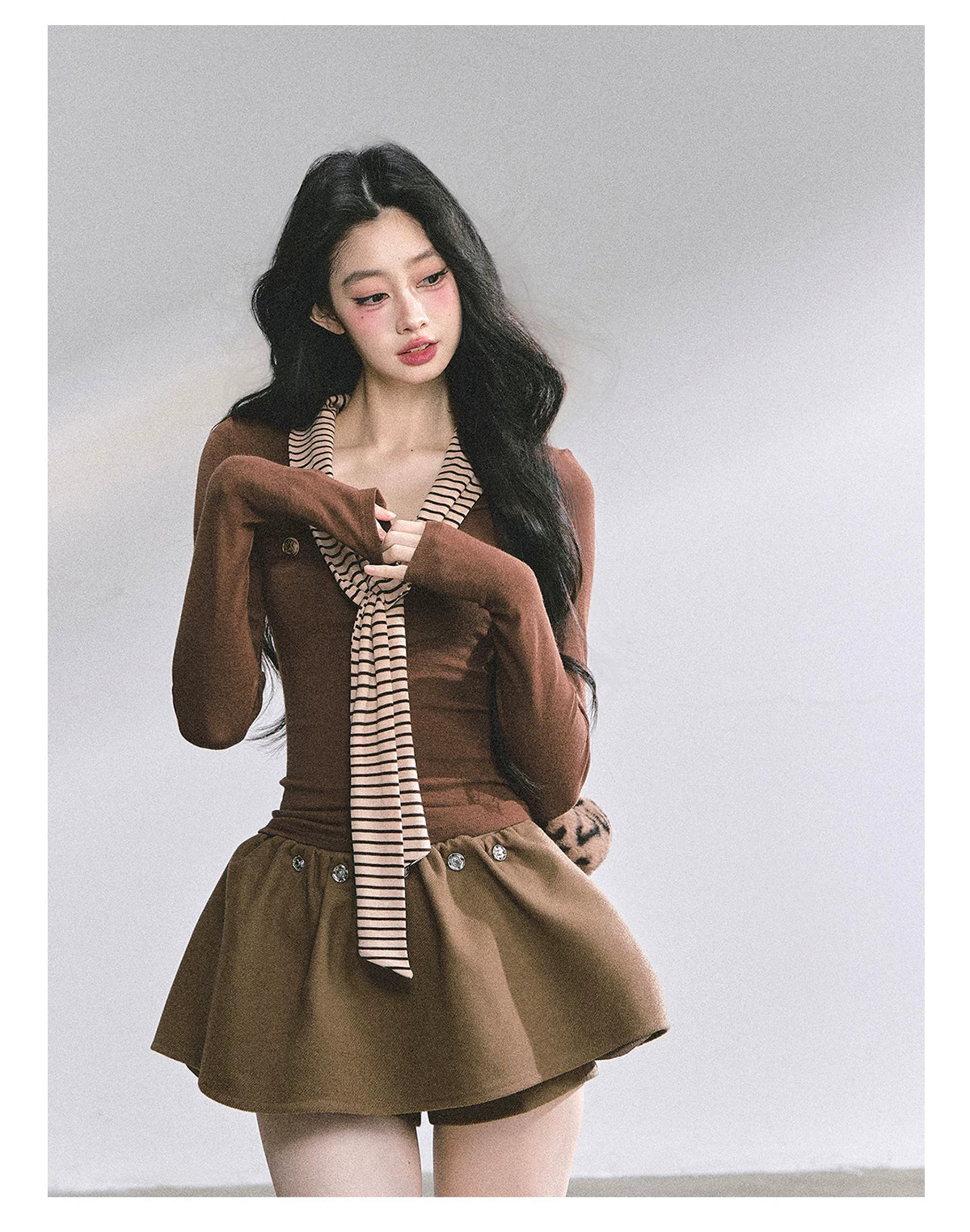 Striped Long-Sleeve Slim-Fit T-Shirt