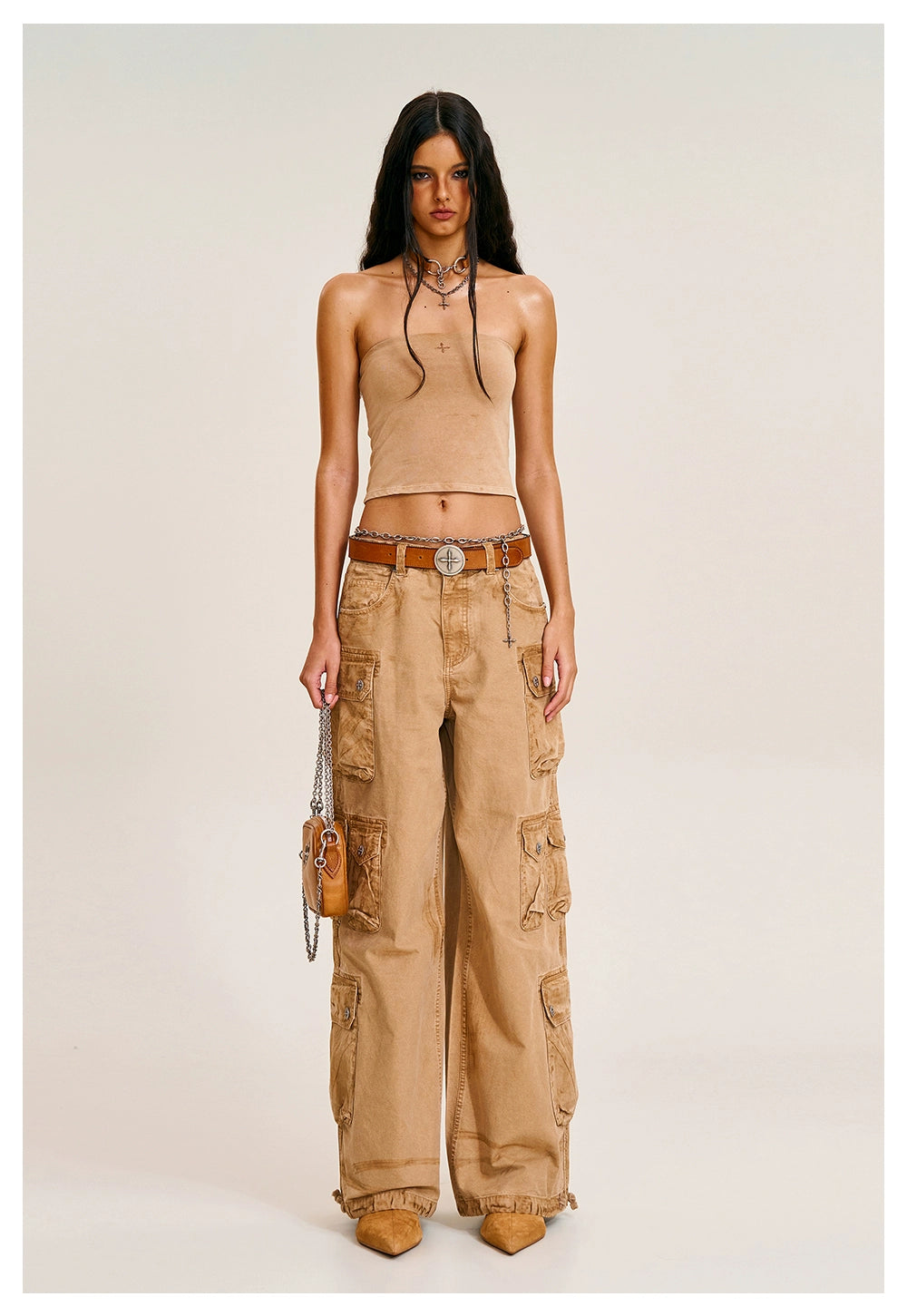 Storm Washed Strapless Bustier - CHINASQUAD