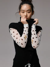 Asymmetric Neck Wool Blend Cardigan - CHINASQUAD