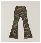 COMPASS Classic Storm Denim Flare Pants - CHINASQUAD