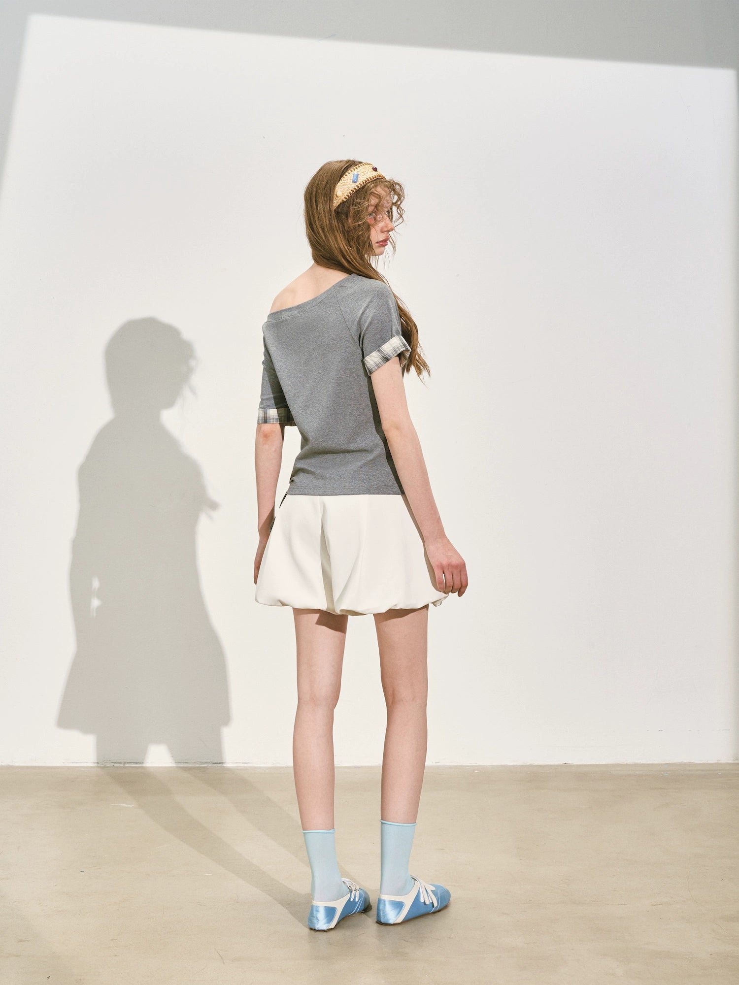 A-line Puff Wide-leg Shorts - CHINASQUAD