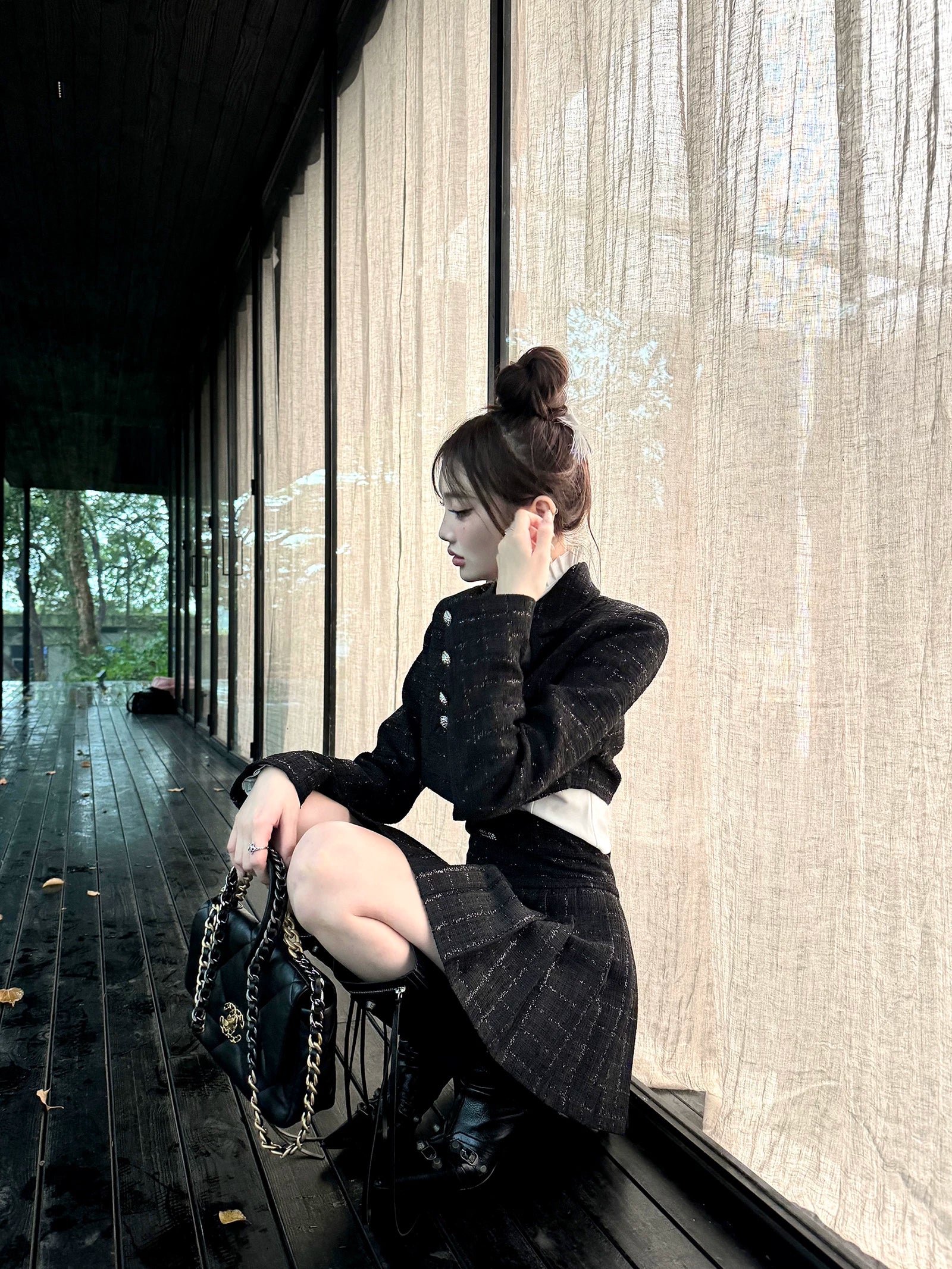 Chanel-Inspired Three-Piece Set