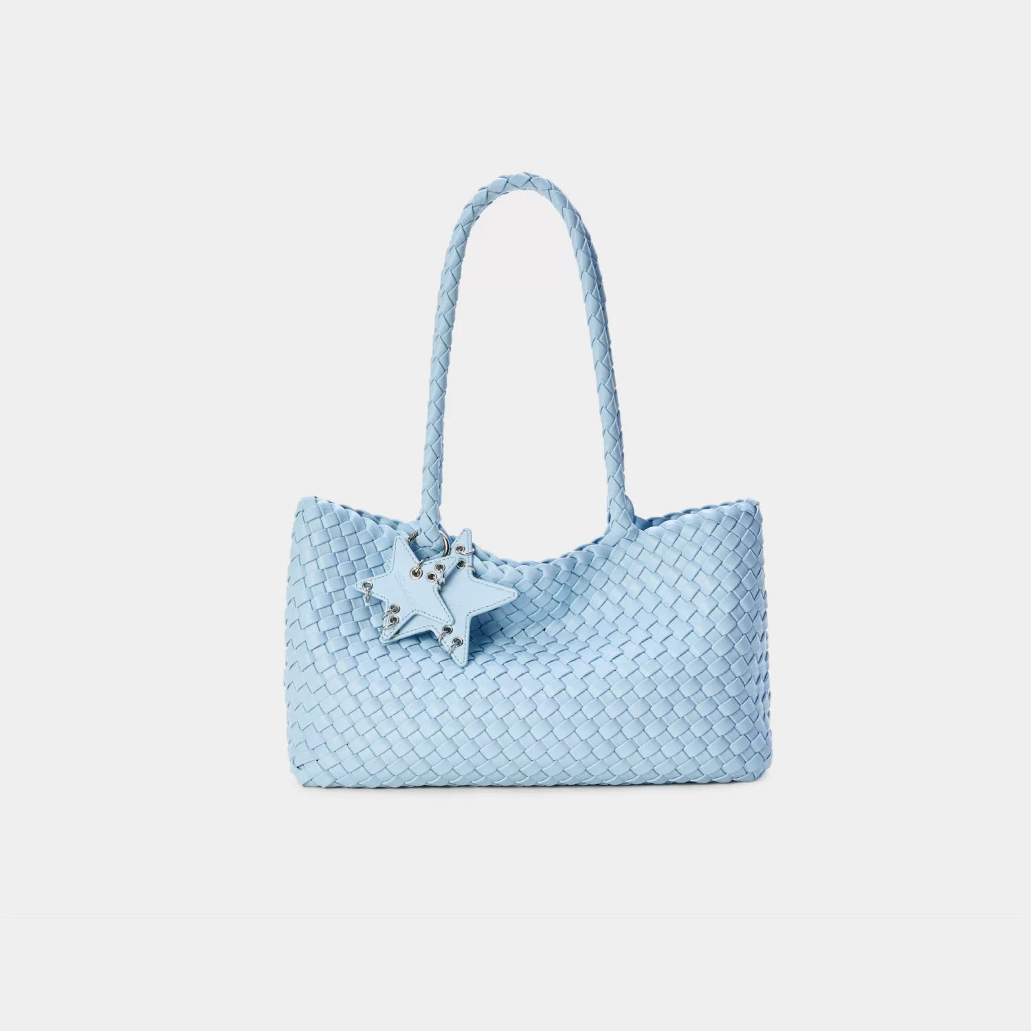 Woven East-West Tote Shoulder Bag ECODAY