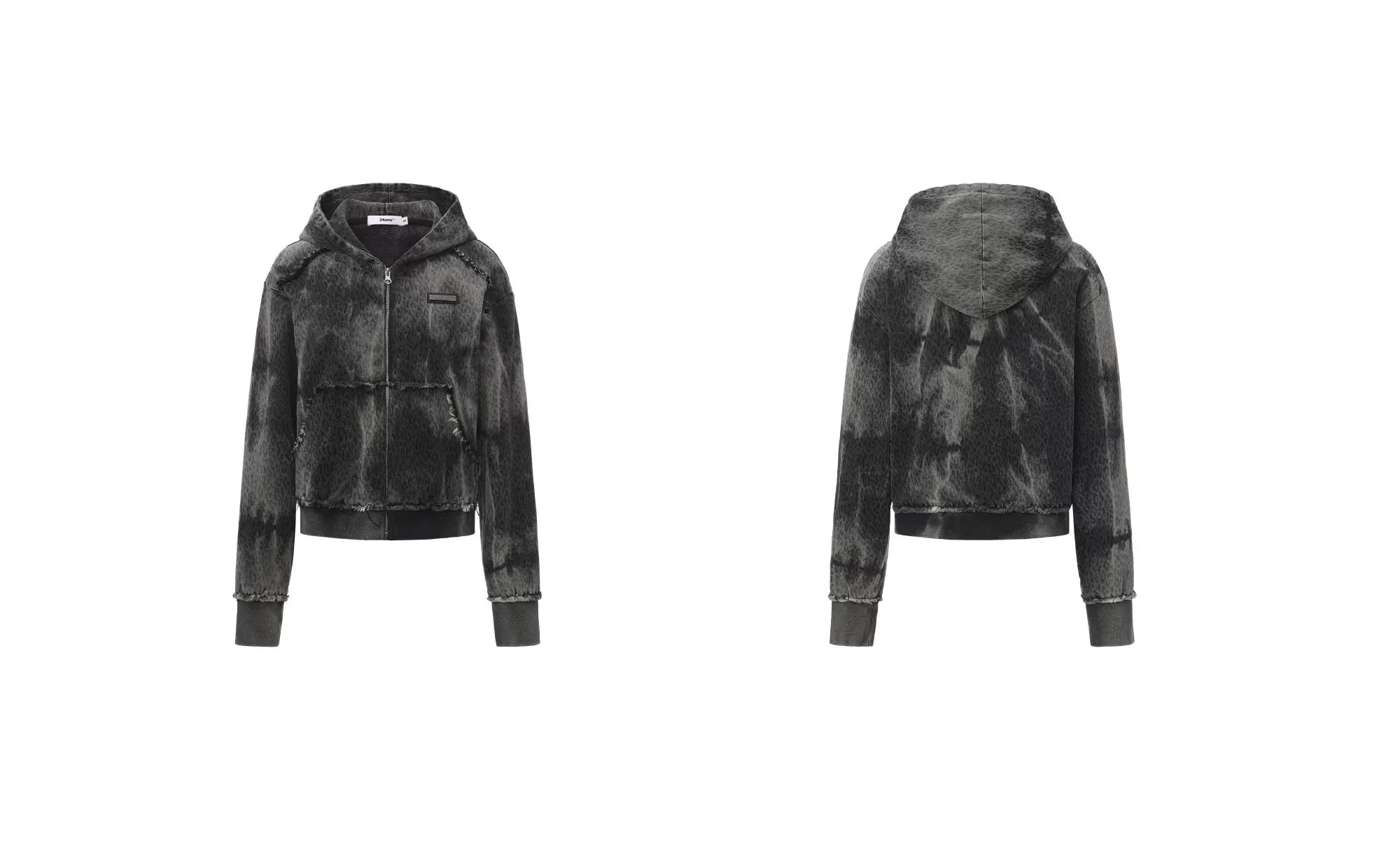 Tie-Dye Distressed Grunge Sweatshirt