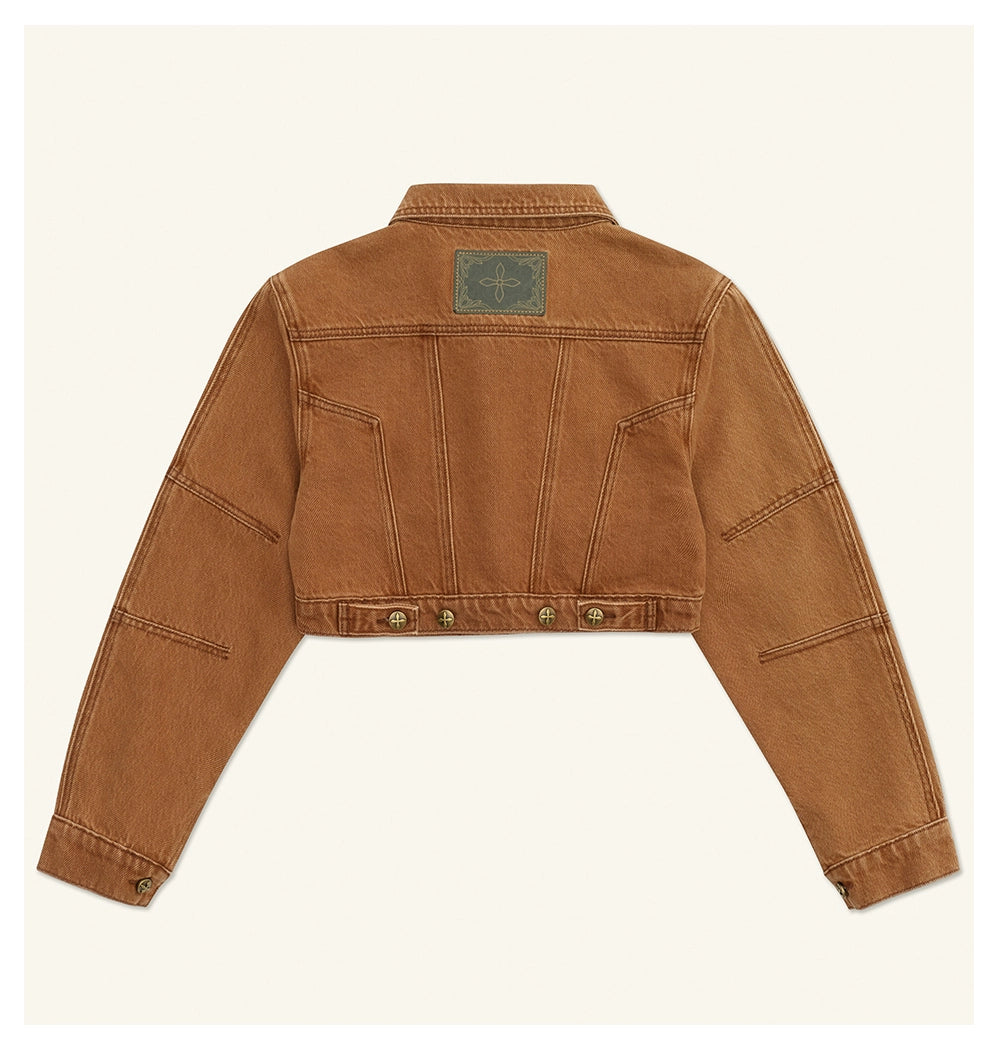 Ancient Myth Short Pocket Denim Jacket - CHINASQUAD
