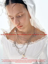 Cat Heart Enamel Pearl Necklace - CHINASQUAD