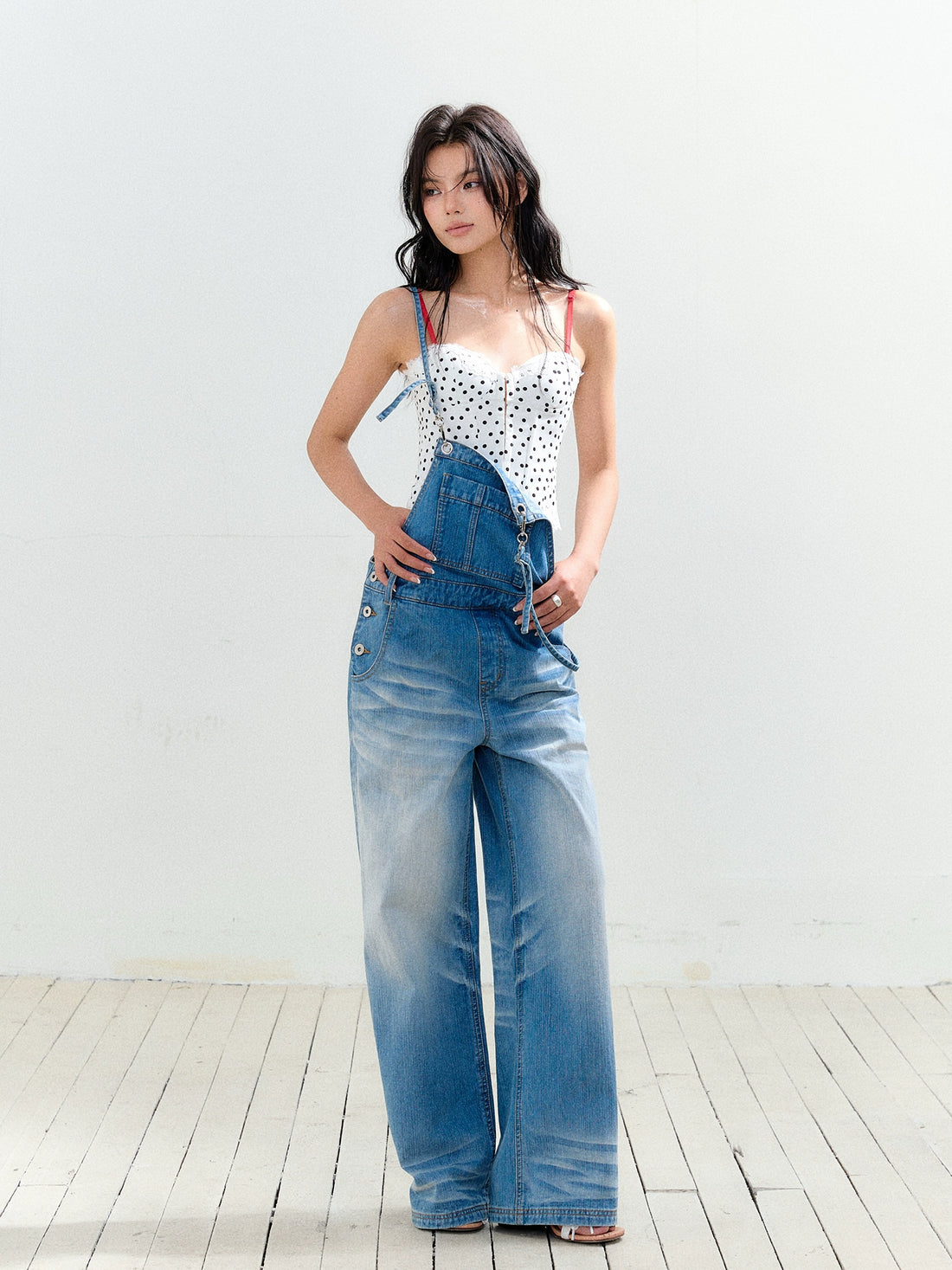 Retro Thin-Strap Straight Overall - CHINASQUAD