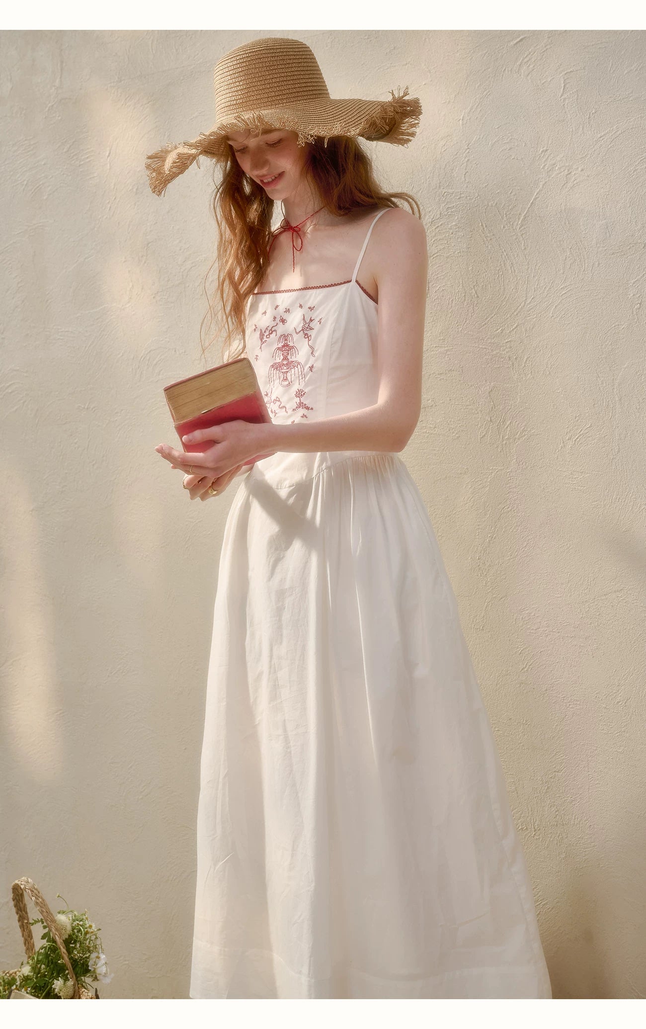 Soap Scent Cotton French White Dress