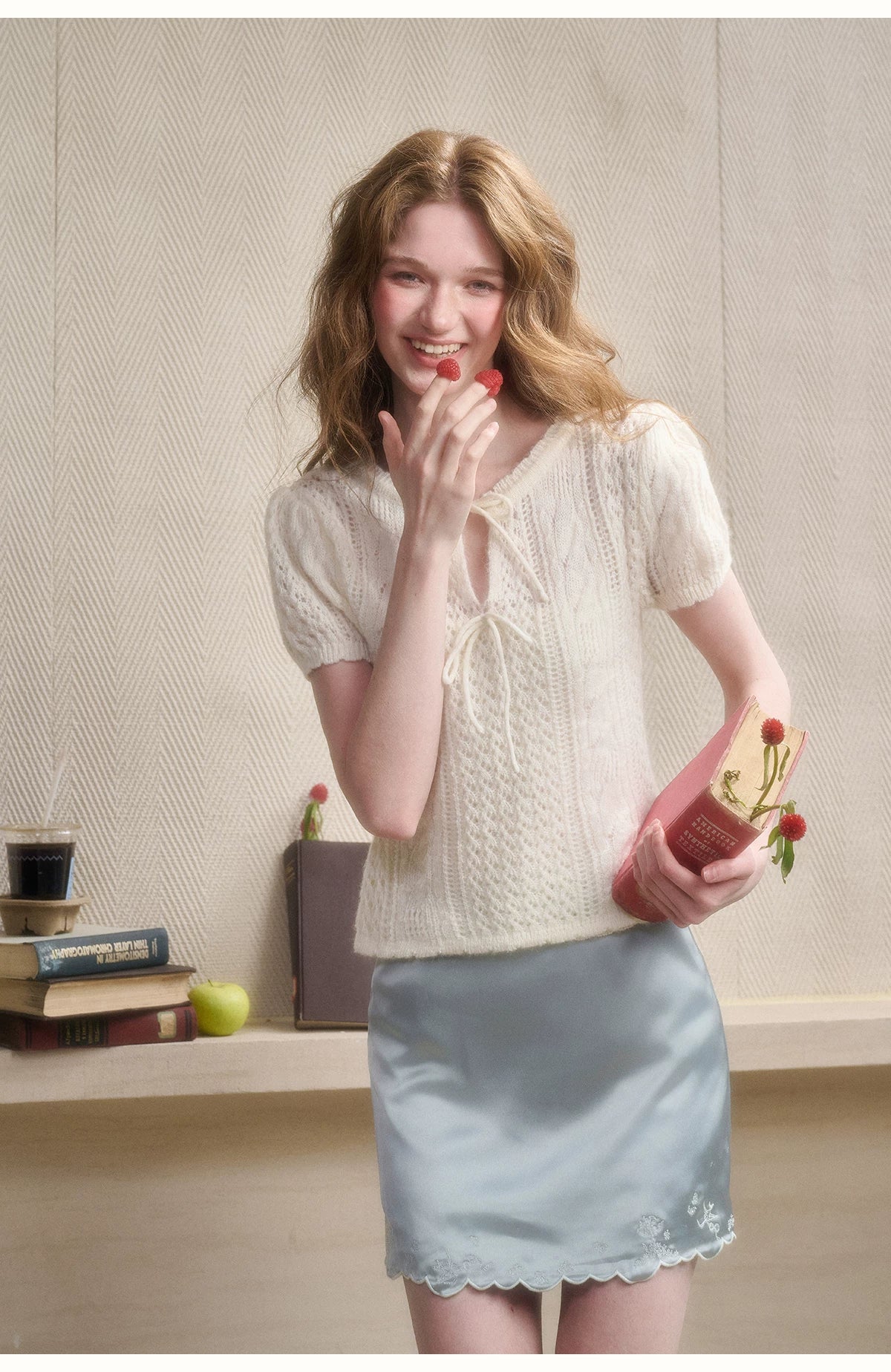 Soft Kitten Mohair Wool Knit Top