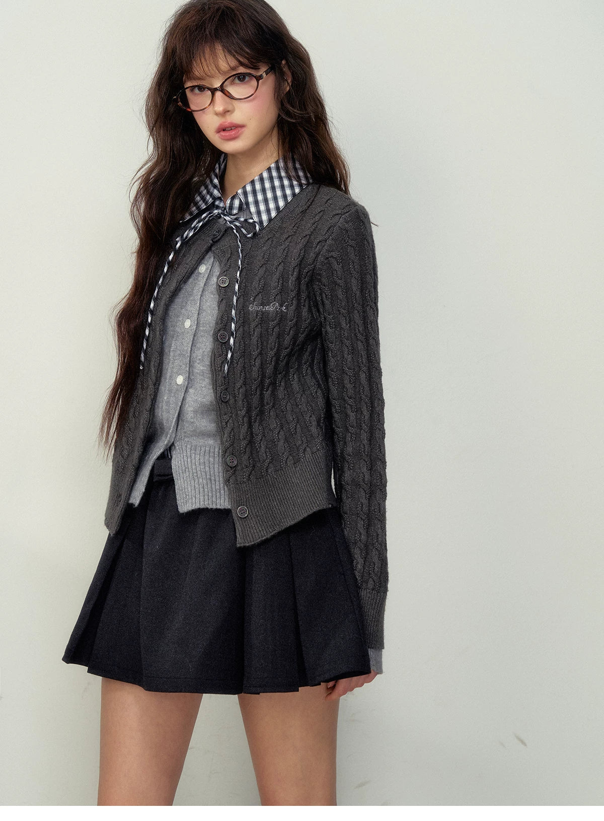 Preppy Layered Knit Sweater