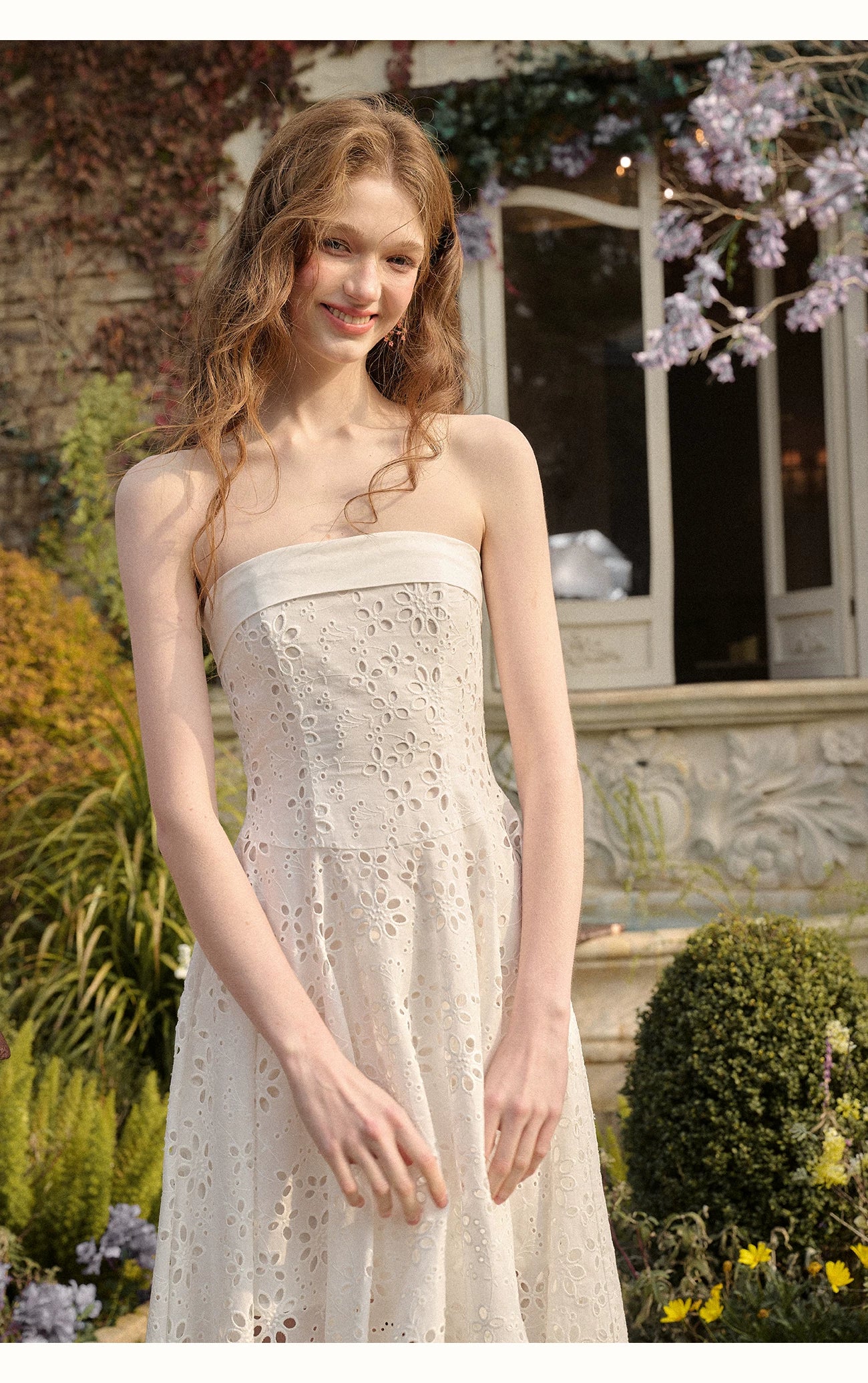 Celebration Ribbon Asymmetrical Cotton Dress