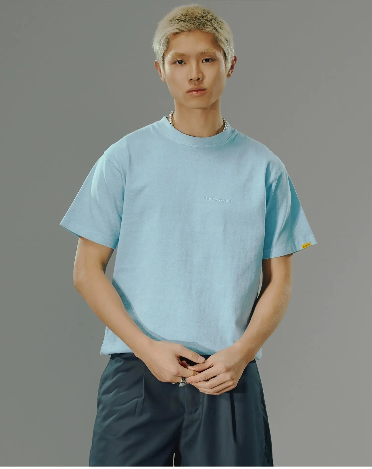 Washed Vintage-Style Crew Neck T-Shirt - CHINASQUAD