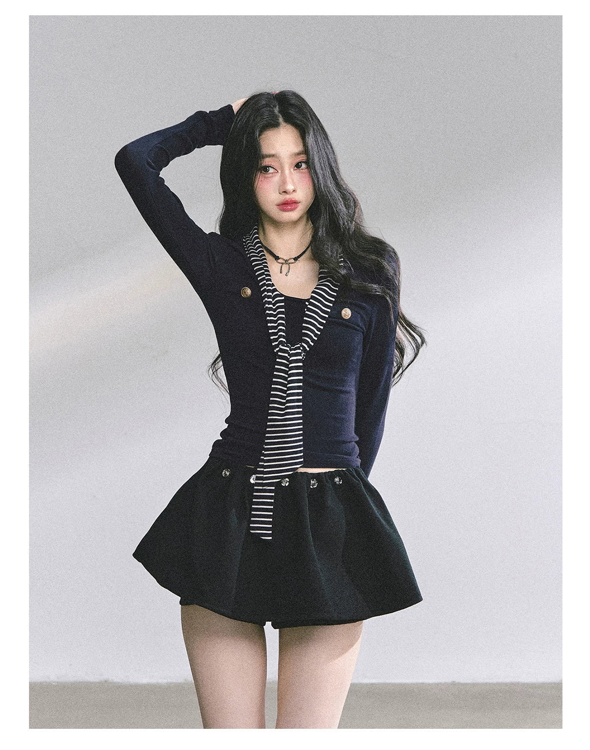 Striped Long-Sleeve Slim-Fit T-Shirt