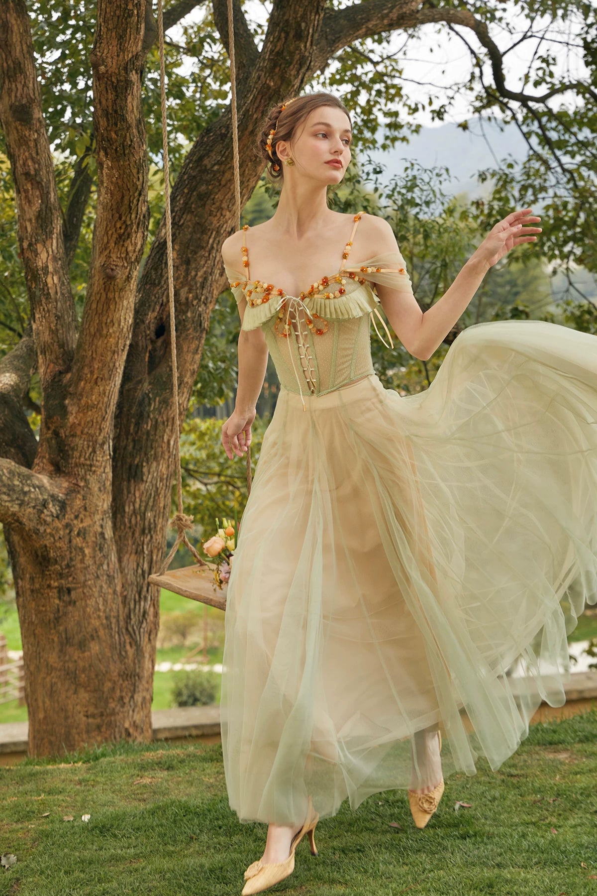 Enchanted Fairy c Top & Tulle Skirt Set