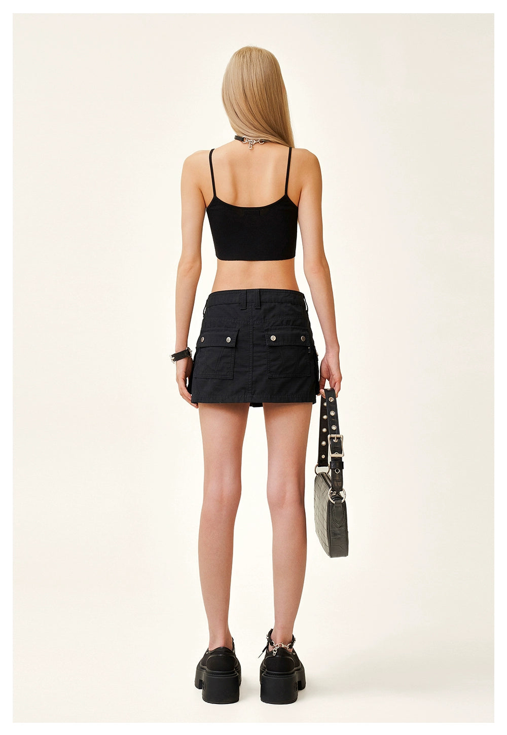 Compass Knitted Crop Camisole - CHINASQUAD